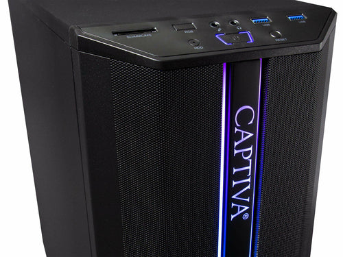 Captiva Desktop-PC – AMD Ryzen 5, 16 GB RAM, 500 GB Speicher