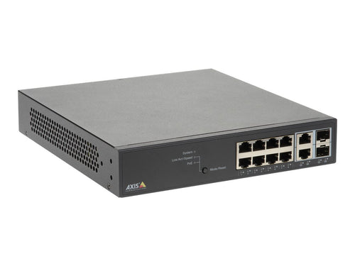 Axis 8-Port PoE+ Netzwerk-Switch – leise, ideal für Büros