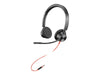HP Poly Blackwire 3225 Headset – USB-Anschluss, Stereo-Sound