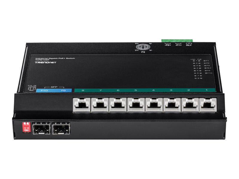 Trendnet 10-Port Gigabit Switch – PoE+, Wandmontage