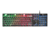 Trust Gaming-Tastatur – Regenbogen-LED, USB-Anschluss
