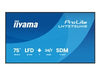 Iiyama 75" 4K-Display – Ideal für Digital Signage, Android OS