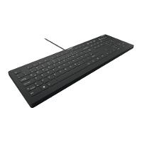 CONTOUR Kabelgebundene Tastatur – Robustes Design, DE-Layout