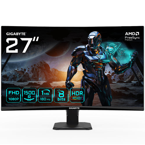 Gigabyte 27" Monitor – Full HD, schnelle Bildwiederholrate