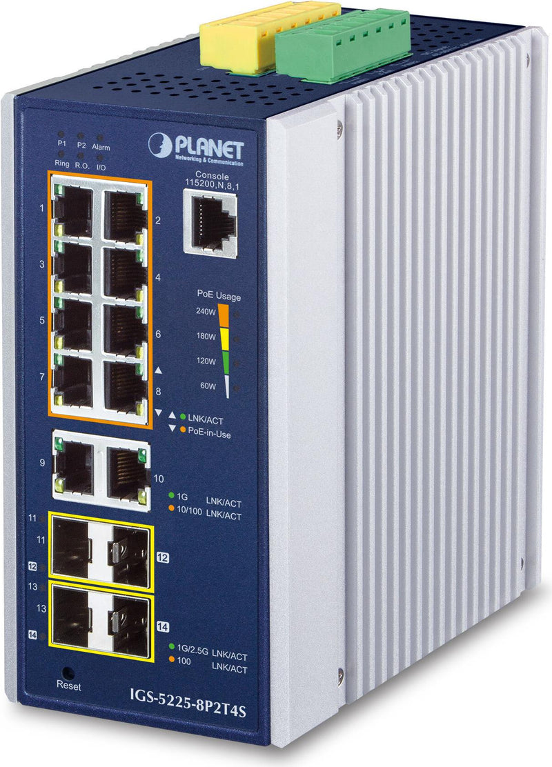 Planet Technology Ethernet Switch – 8 Ports, für robuste Netzwerke