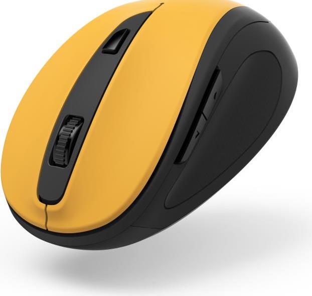 HAMA Kabellose Maus – 6 Tasten, ergonomisch für Rechtshänder