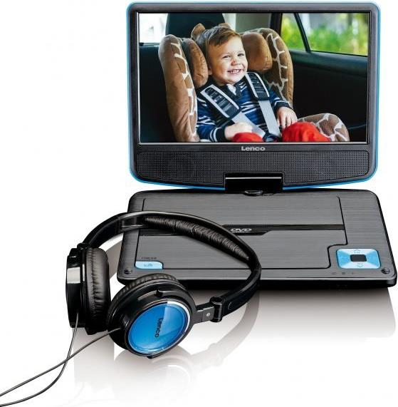 Lenco Tragbarer DVD-Player – 9" Bildschirm, drehbar