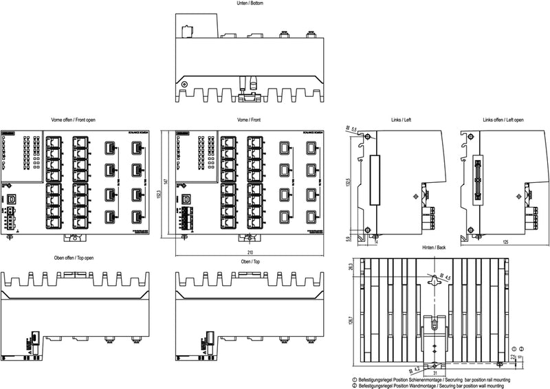 Siemens Netzwerk-Switch – Zuverlässige Verbindung für Ihr Büro