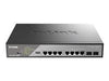 D-Link 10-Port Gigabit Switch – Für Überwachung, PoE++ Unterstützung