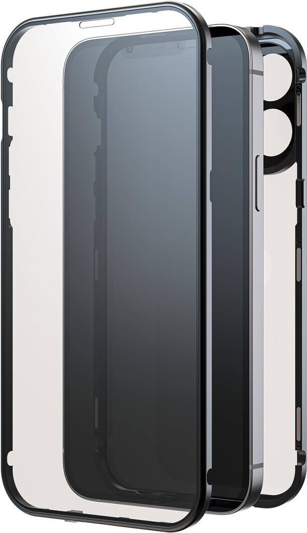 BLACK ROCK 360° Cover für iPhone 16 Pro Max – Rundumschutz, Schwarz