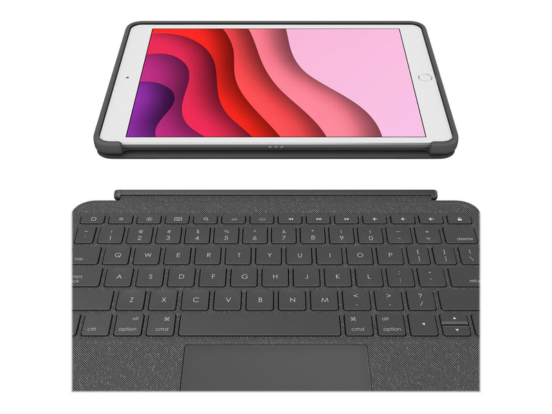 Logitech Combo Touch iPad-Hülle – Tastatur & Trackpad, Schutz