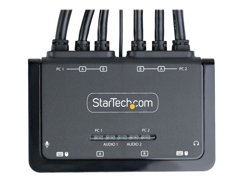 StarTech KVM Switch – 2 Monitore, 4K Unterstützung