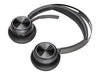 HP Poly Voyager Focus 2 – Kabelloses USB-C-Headset mit Ladestation