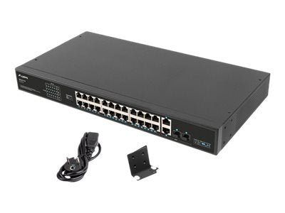 Lanberg Netzwerk-Switch – 24 Anschlüsse, PoE+ Unterstützung