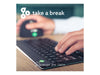 R-GO TOOLS Ergonomische USB-Tastatur – Kompakt, AZERTY Layout