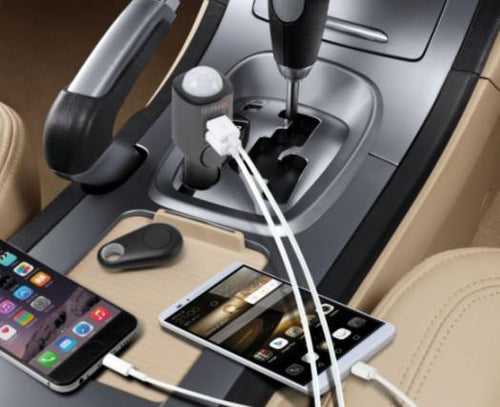 TECHNAXX Autoalarm – Mit Ladefunktion und 2 USB-Anschlüssen