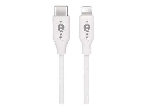 Goobay Datenkabel – Lightning zu USB-C, 1 m, Weiß