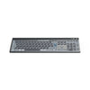 HAMA Kabellose Multi-Device-Tastatur – Beleuchtet, QWERTZ-Layout
