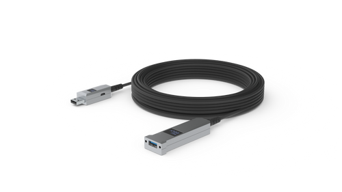 Huddly 15m USB-Kabel – Schnelle Datenübertragung, Glasfaser-Technologie