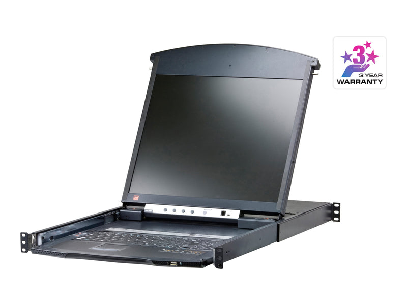 ATEN 8-Port KVM-Switch – Mit 19" LCD für einfache Verwaltung