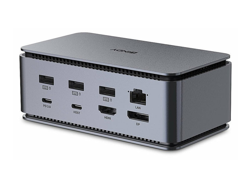 Lindy Docking Station – 8K Display-Anschluss, USB-C