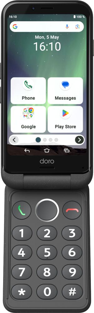 Doro Aurora A20 Smartphone – Einfach zu bedienen, mit kabellosem Laden