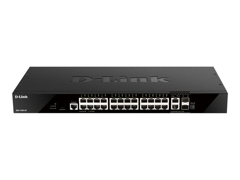 D-Link 28-Port Gigabit Switch – Smart, stapelbar für effiziente Netzwerke