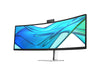 HP LED-Monitor – Gebogenes 49" Display, Dual Quad HD für beeindruckende Bilder