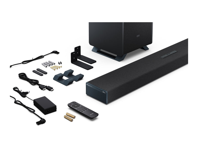 Sharp Soundbar mit Subwoofer – Kabelloser Bass, klarer Klang
