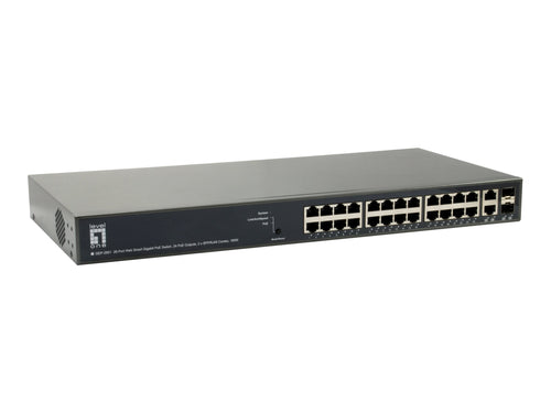 LevelOne 26-Port Gigabit Switch – PoE für einfache Netzwerke