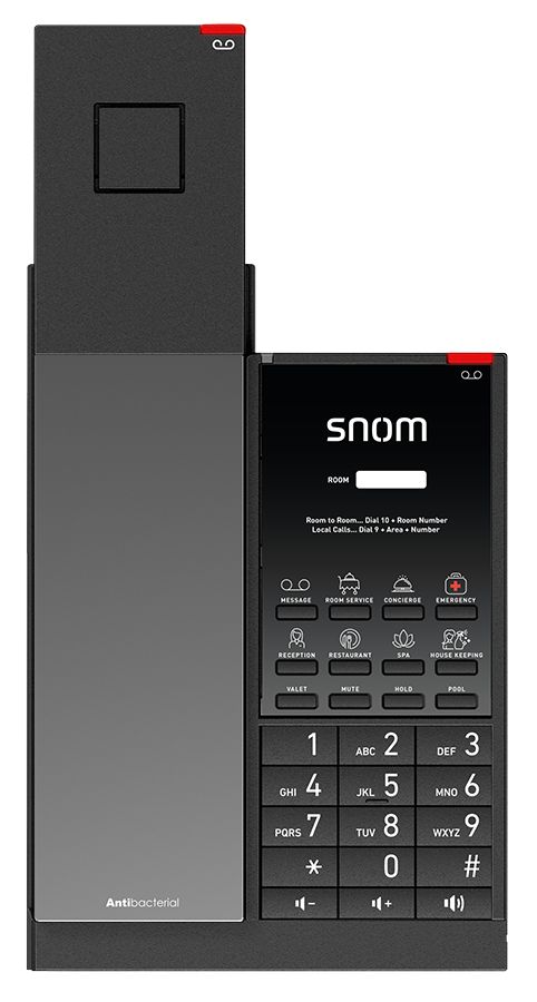 Snom Hoteltelefon – Kabellos, klare Sprachqualität