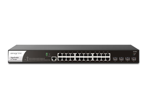 Draytek Netzwerk-Switch – 28 Ports für effizientes Datenmanagement