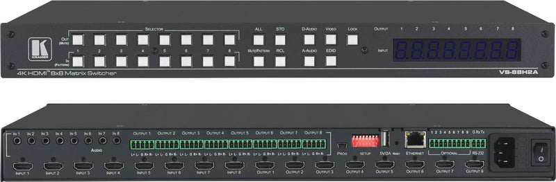 Kramer HDMI-Schalter – 8x8, 4K Ultra HD