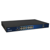 ALLNET 16-Port Switch – Lüfterlos, Gigabit Geschwindigkeit