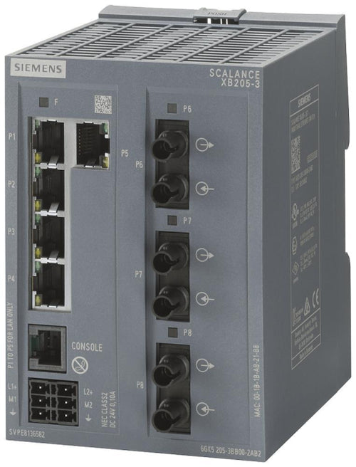 Siemens Netzwerk-Switch – 5 Ports, einfache Verwaltung