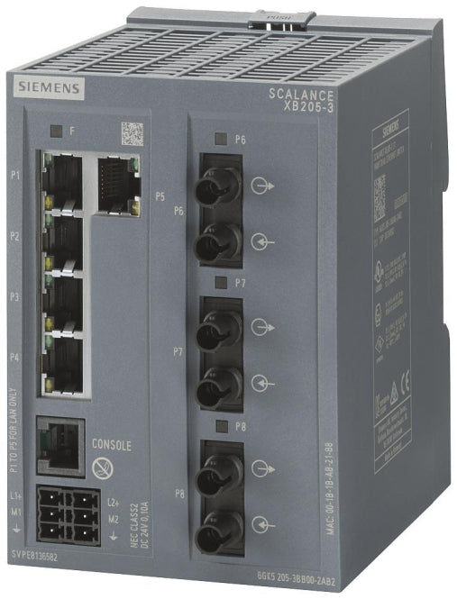 Siemens Netzwerk-Switch – 5 Ports, einfache Verwaltung