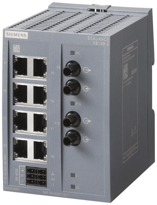 Siemens Netzwerk-Switch – 8 Anschlüsse, einfache Installation