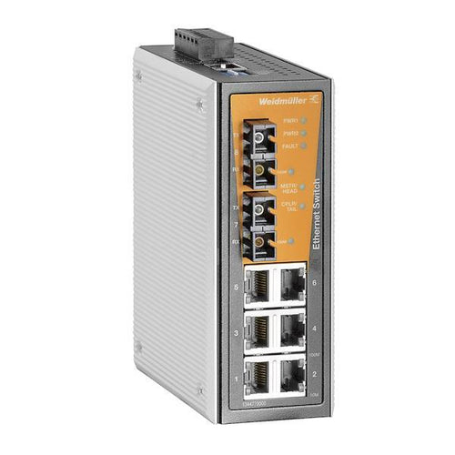 Weidmüller Industrieswitch – 6 Ethernet-Ports, Managed