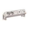 Bachmann DESK2 Steckdosenleiste – USB-Anschlüsse, Tischmontage