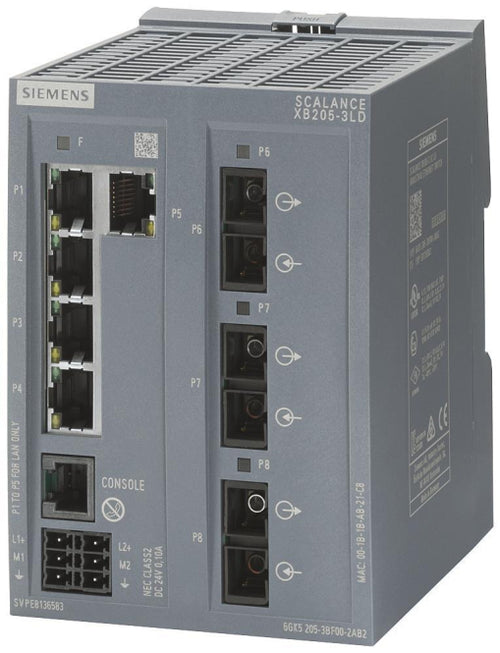 Siemens Netzwerk-Switch – 5 Ports, einfache Installation