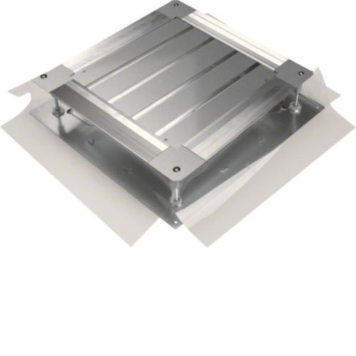 Hager Unterflurdose – Bodenblech für Kabelmanagement