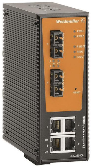 WEIDMÜLLER Ethernet Switch – 6 Ports, für zuverlässige Netzwerke