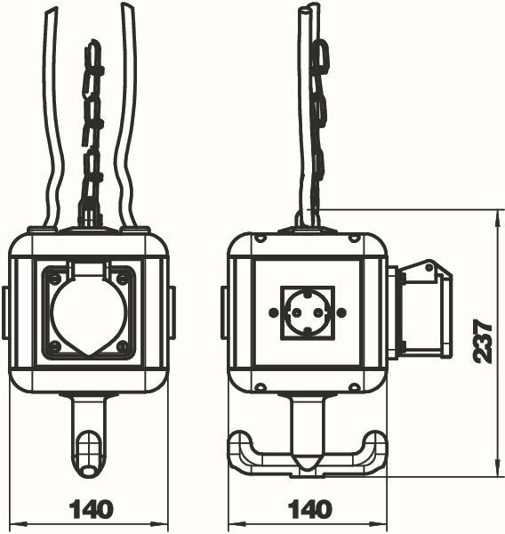OBO Bettermann Versorgungseinheit – IP20, mit Griff
