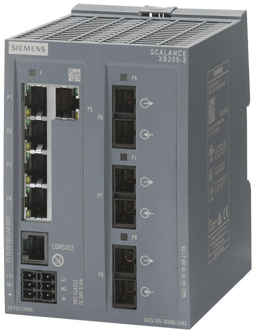 Siemens Netzwerk-Switch – 5 Ports, einfache Verbindung