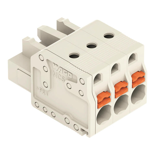 WAGO Buchsengehäuse-Kabel – 3-polig, robustes Polyamid