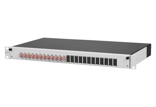 METZ CONNECT Patchpanel – 12 Ports, für Glasfaser-Netzwerke