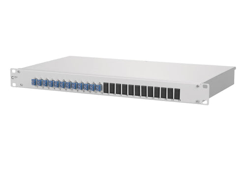 METZ CONNECT LWL-Patchpanel – 24 Ports, Rackeinbau