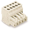 WAGO Buchsengehäuse-Kabel – 4-polig, 5 mm Rastermaß