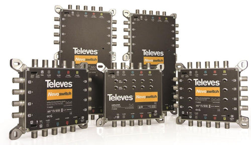 Televes Multischalter – 2x16 Anschlüsse, kaskadierbar