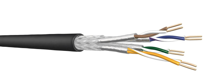 Draka Netzwerkkabel Cat 7 – 100 m, robust für Außenbereich